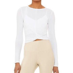 ALO Cropped Exercise Top